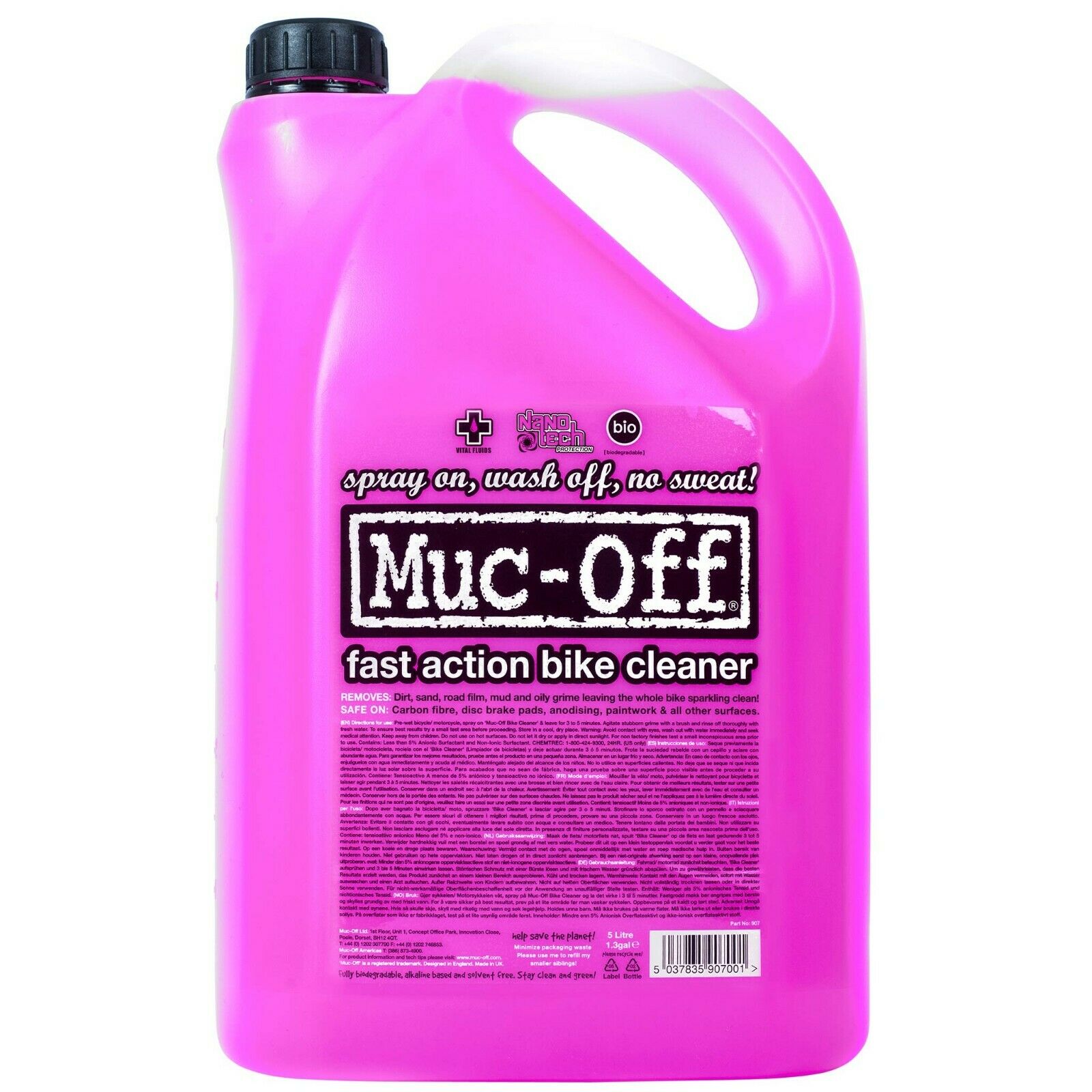 MUC-OFF Detergente Bike Cleaner 5 Litri